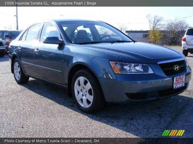2006 Hyundai Sonata GL in Aquamarine Pearl