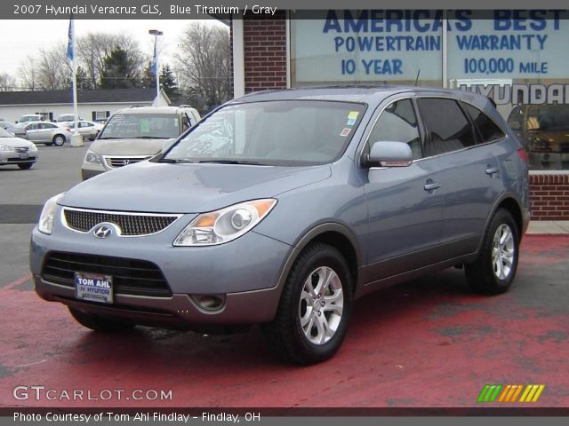 2007 Hyundai Veracruz GLS in Blue Titanium