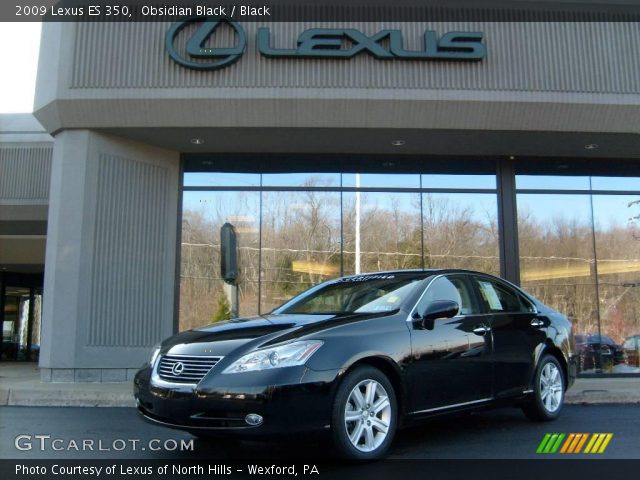 2009 Lexus ES 350 in Obsidian Black