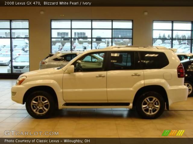 2008 Lexus GX 470 in Blizzard White Pearl