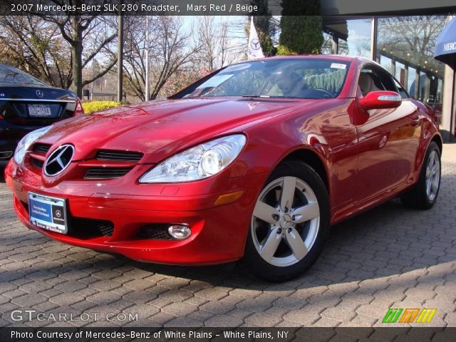 2007 Mercedes-Benz SLK 280 Roadster in Mars Red