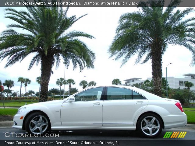 2010 Mercedes-Benz S 400 Hybrid Sedan in Diamond White Metallic