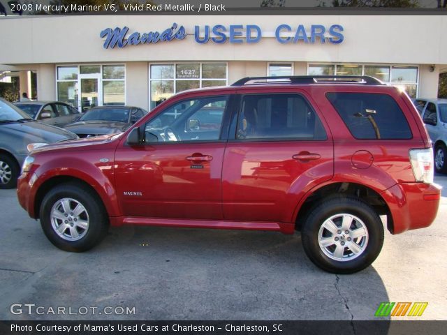 2008 Mercury Mariner V6 in Vivid Red Metallic