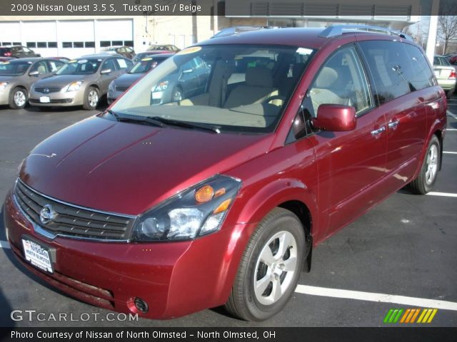 2009 Nissan Quest 3.5 S in Tuscan Sun