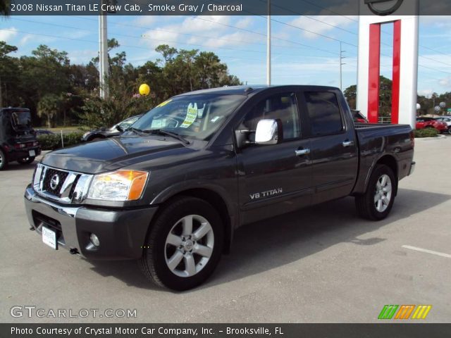 2008 Nissan Titan LE Crew Cab in Smoke Gray
