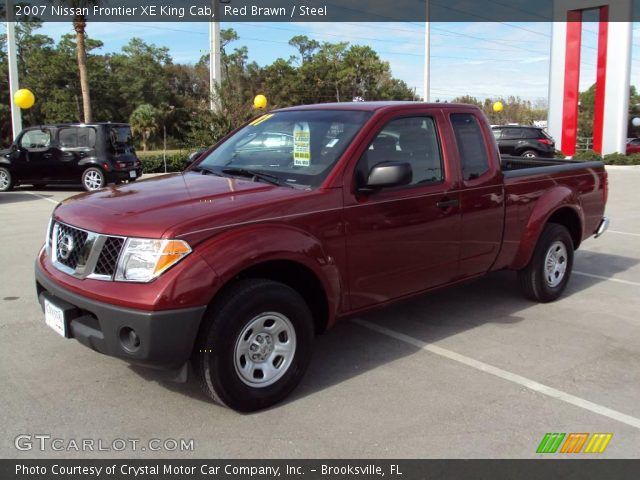 2007 Nissan Frontier XE King Cab in Red Brawn