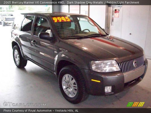 2005 Mercury Mariner V6 Convenience 4WD in Dark Shadow Grey Metallic