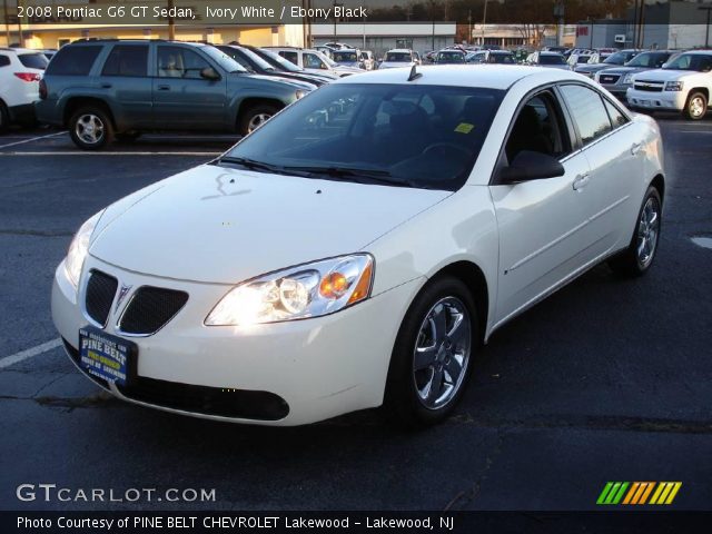 2008 Pontiac G6 GT Sedan in Ivory White