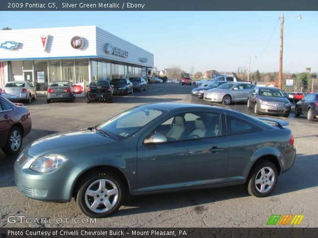 2009 Pontiac G5  in Silver Green Metallic