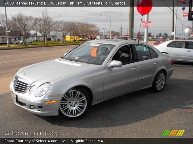 2003 Mercedes-Benz E 500 Sedan in Brilliant Silver Metallic
