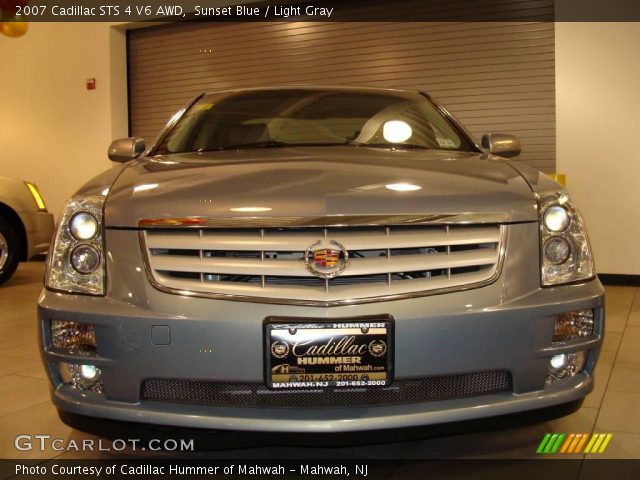 2007 Cadillac STS 4 V6 AWD in Sunset Blue
