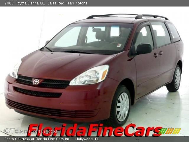 2005 Toyota Sienna CE in Salsa Red Pearl