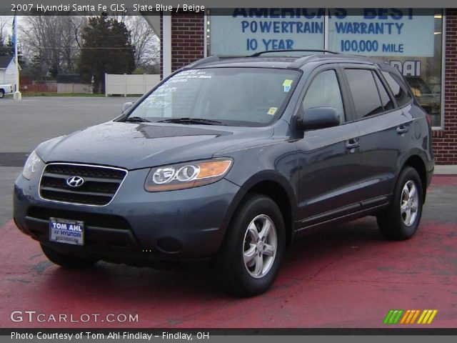 2007 Hyundai Santa Fe GLS in Slate Blue