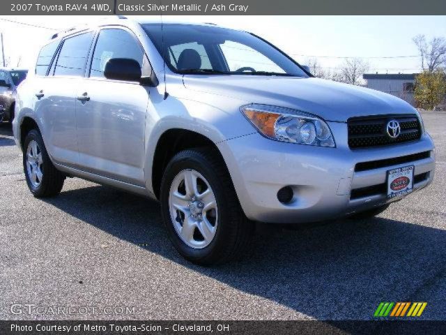 2007 Toyota RAV4 4WD in Classic Silver Metallic
