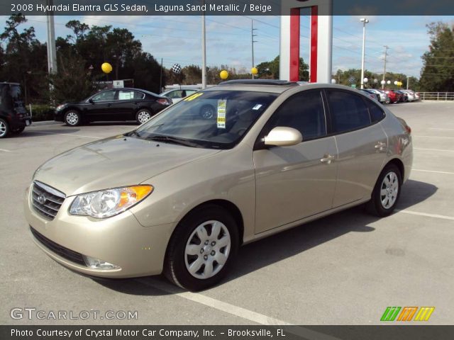 2008 Hyundai Elantra GLS Sedan in Laguna Sand Metallic