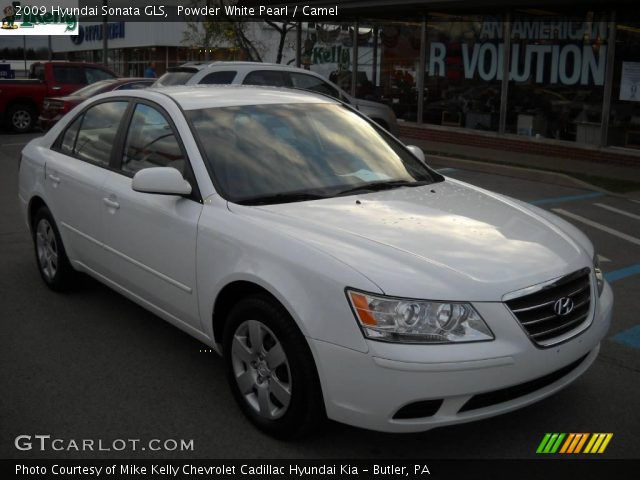 2009 Hyundai Sonata GLS in Powder White Pearl