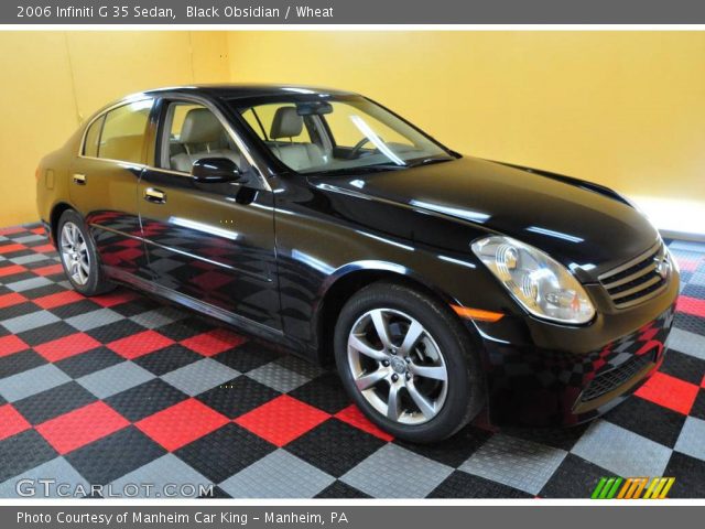 2006 Infiniti G 35 Sedan in Black Obsidian