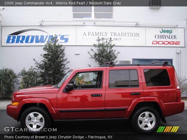 2006 Jeep Commander 4x4 in Inferno Red Pearl