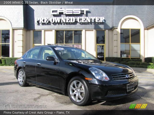 2006 Infiniti G 35 Sedan in Black Obsidian