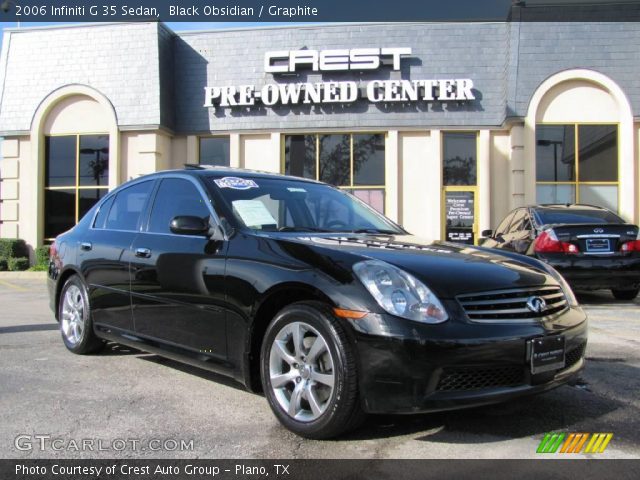 2006 Infiniti G 35 Sedan in Black Obsidian