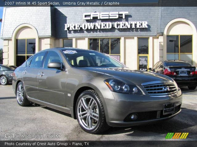 2007 Infiniti M 45 Sport Sedan in Umbria Gray Metallic