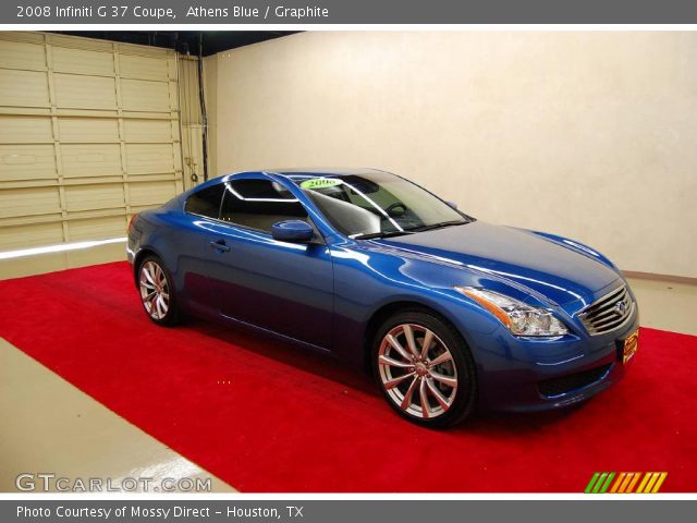 2008 Infiniti G 37 Coupe in Athens Blue