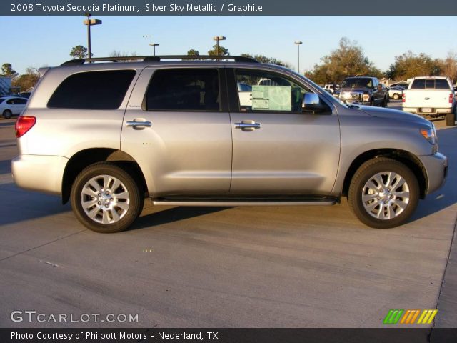 2008 Toyota Sequoia Platinum in Silver Sky Metallic