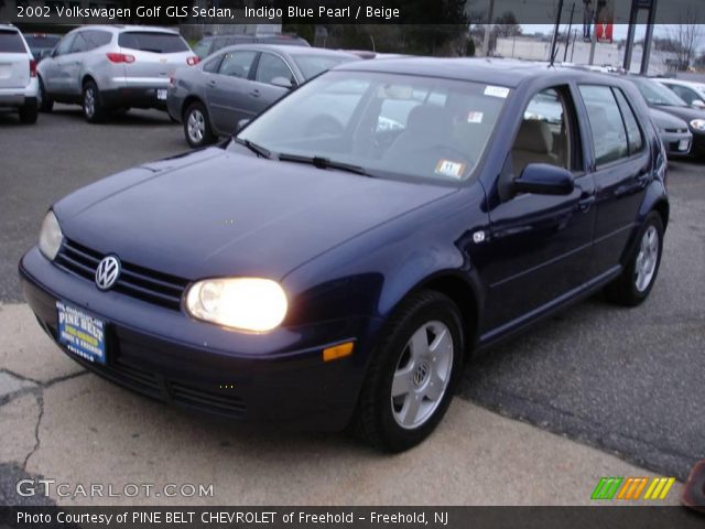 2002 Volkswagen Golf GLS Sedan in Indigo Blue Pearl