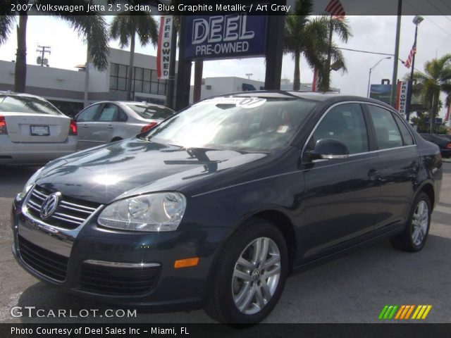 2007 Volkswagen Jetta 2.5 Sedan in Blue Graphite Metallic