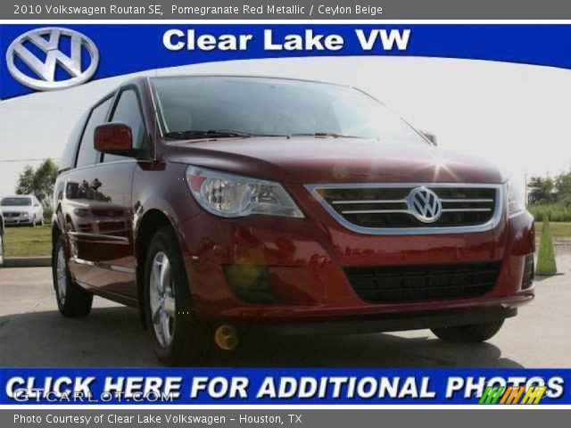 2010 Volkswagen Routan SE in Pomegranate Red Metallic