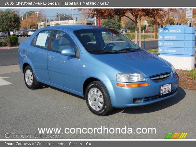 2005 Chevrolet Aveo LS Sedan in Pastel Blue Metallic