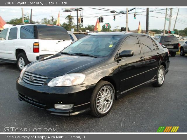 2004 Toyota Corolla S in Black
