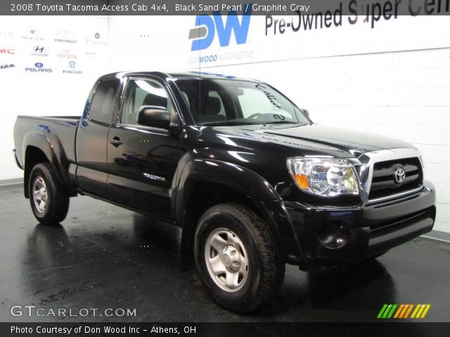 2008 Toyota Tacoma Access Cab 4x4 in Black Sand Pearl
