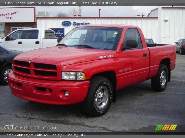 1999 Dodge Ram 1500 Sport Regular Cab in Flame Red