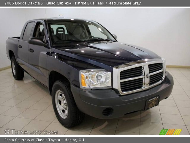 2006 Dodge Dakota ST Quad Cab 4x4 in Patriot Blue Pearl