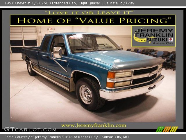 1994 Chevrolet C/K C2500 Extended Cab in Light Quasar Blue Metallic