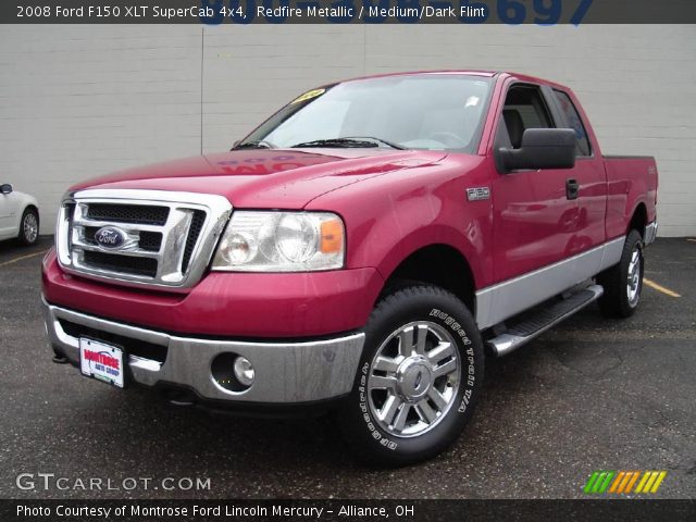 2008 Ford F150 XLT SuperCab 4x4 in Redfire Metallic