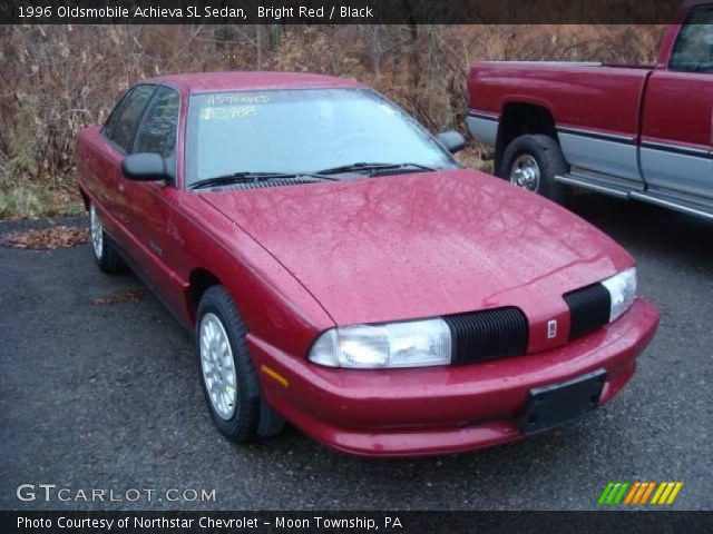 1996 Oldsmobile Achieva SL Sedan in Bright Red