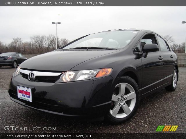 2008 Honda Civic EX Sedan in Nighthawk Black Pearl