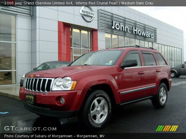 2006 Jeep Grand Cherokee Limited 4x4 in Inferno Red Crystal Pearl