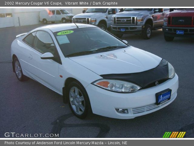 2002 Mercury Cougar V6 Coupe in Vibrant White