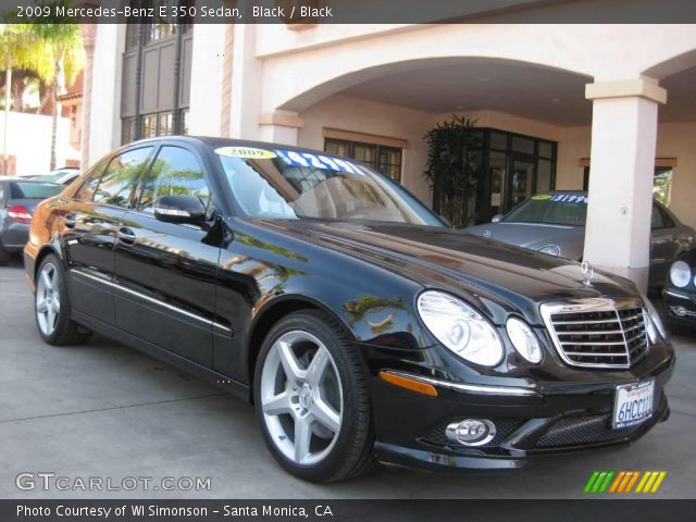 2009 Mercedes-Benz E 350 Sedan in Black