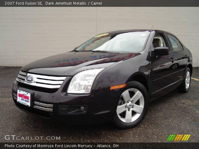 2007 Ford Fusion SE in Dark Amethyst Metallic