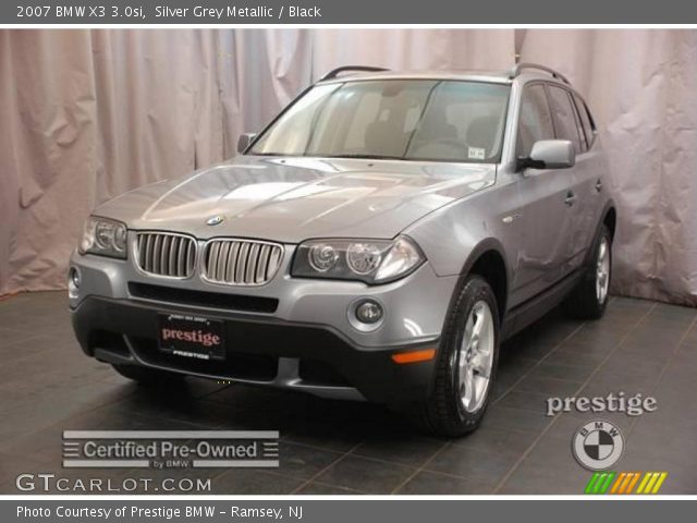 2007 BMW X3 3.0si in Silver Grey Metallic