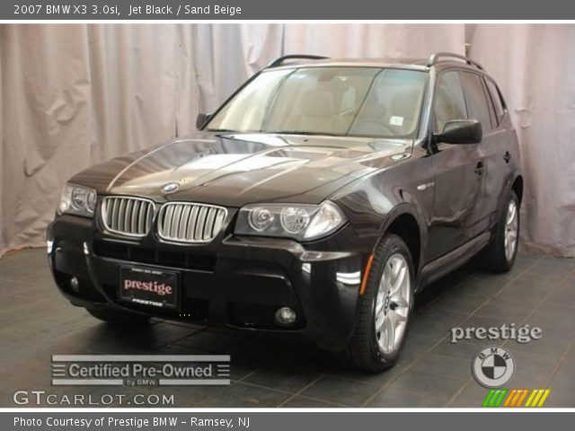 2007 BMW X3 3.0si in Jet Black