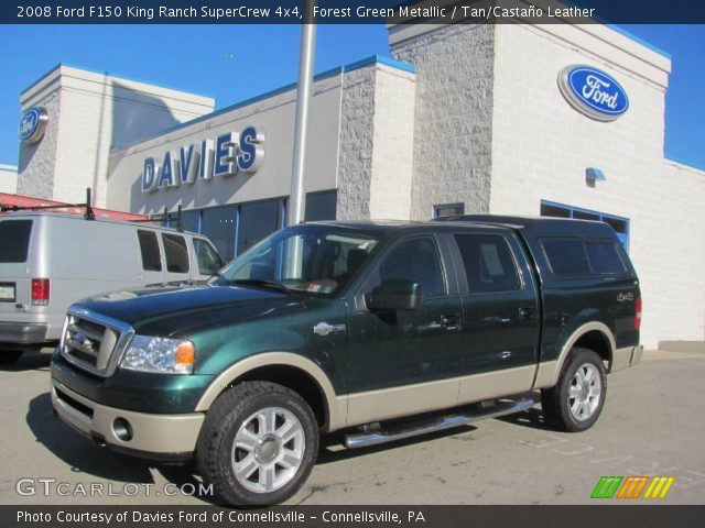 2008 Ford F150 King Ranch SuperCrew 4x4 in Forest Green Metallic
