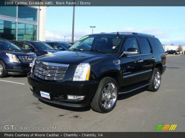 2008 Cadillac Escalade AWD in Black Raven