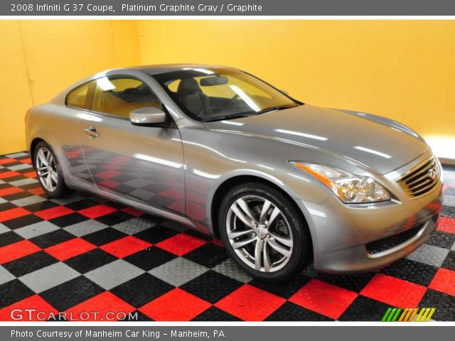 2008 Infiniti G 37 Coupe in Platinum Graphite Gray