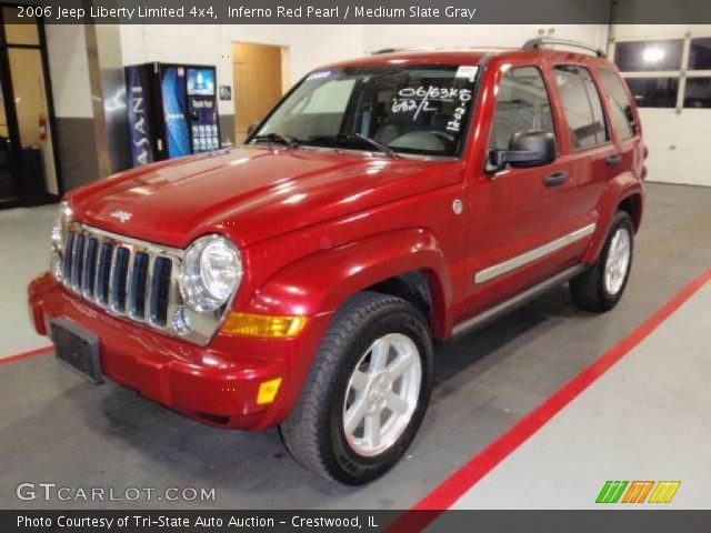 2006 Jeep Liberty Limited 4x4 in Inferno Red Pearl