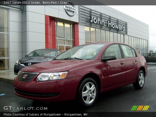 2007 Saturn ION 2 Sedan in Berry Red